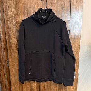 Athleta Black Turtleneck Sweatshirt